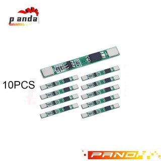 คณะกรรมการป้องกันแบตเตอรี่ลิเธียม 10 ชิ้น 1S 3.7V 3A คณะกรรมการป้องกัน PCB BMS 18650 โมดูลชาร์จสำหรับแบตเตอรี่ลิเธียมลิเ