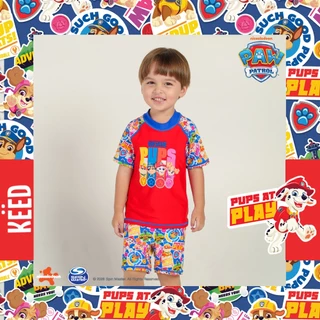 ✨NEW✨ KEED X Paw Patrol Collection ชุดว่ายน้ำเด็กผู้ชาย สีแดงน้ำเงิน กัน UV50+