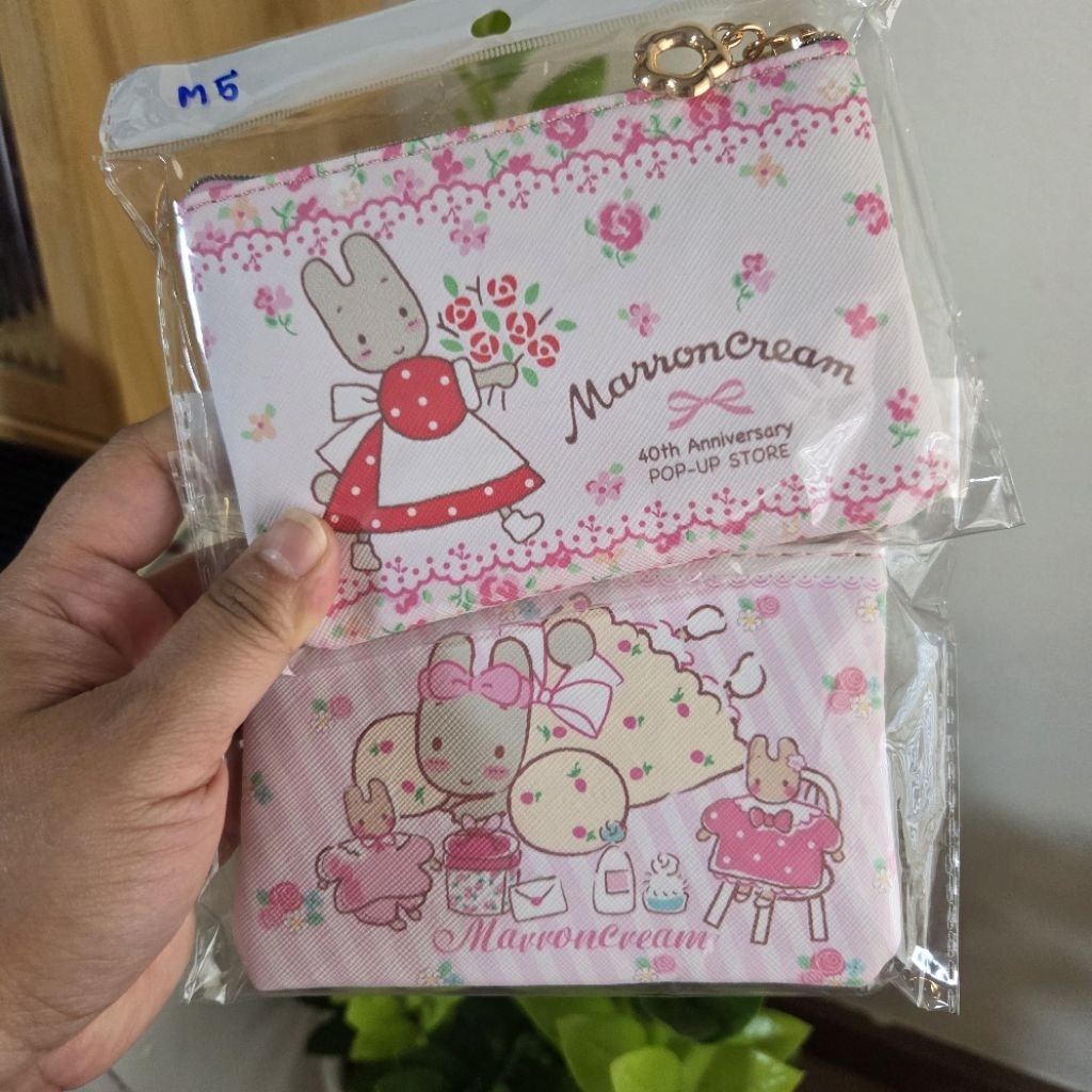 พร้อมส่ง🇹🇭 กระเป๋าใส่เงิน ใส่บัตร 🎀Marron cream🐰Monchhichi Miffy