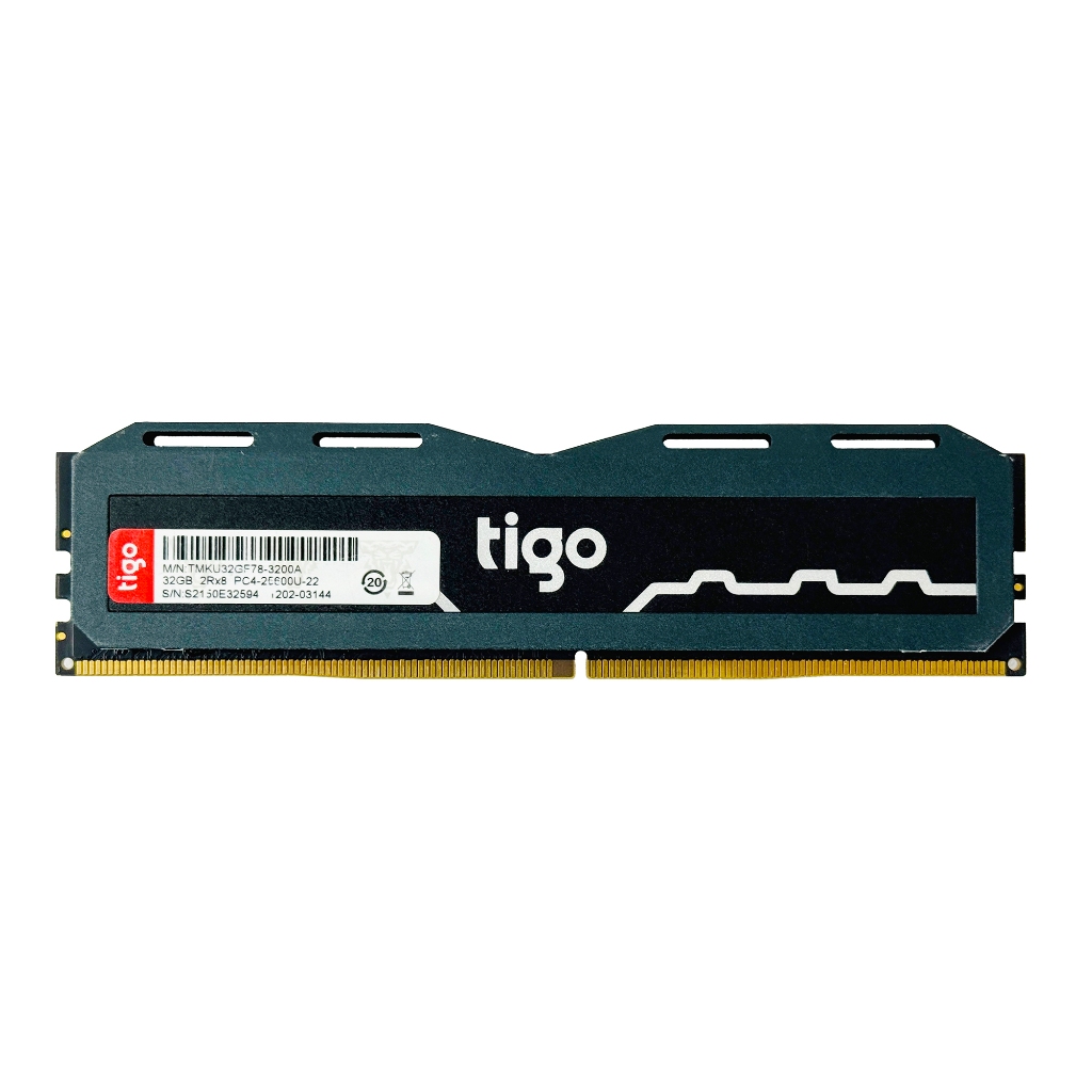 [มือสอง] RAM Tigo DDR4 32GB Bus 3200 MHz PC4-25600U แรมคอมพิวเตอร์ ประกัน 90 วัน