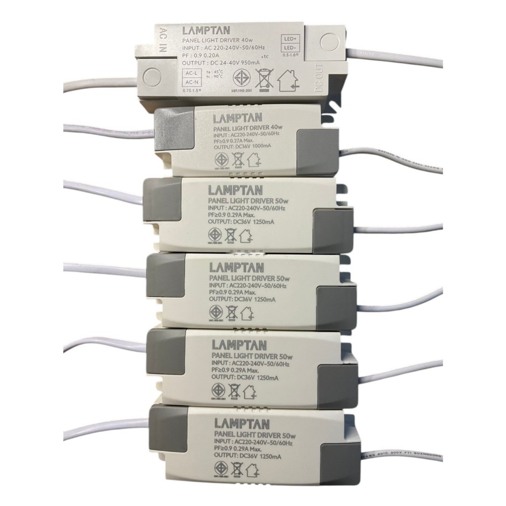 Lamptan Panel Light Driver ไดร์เวอร์ LED 40W,50W