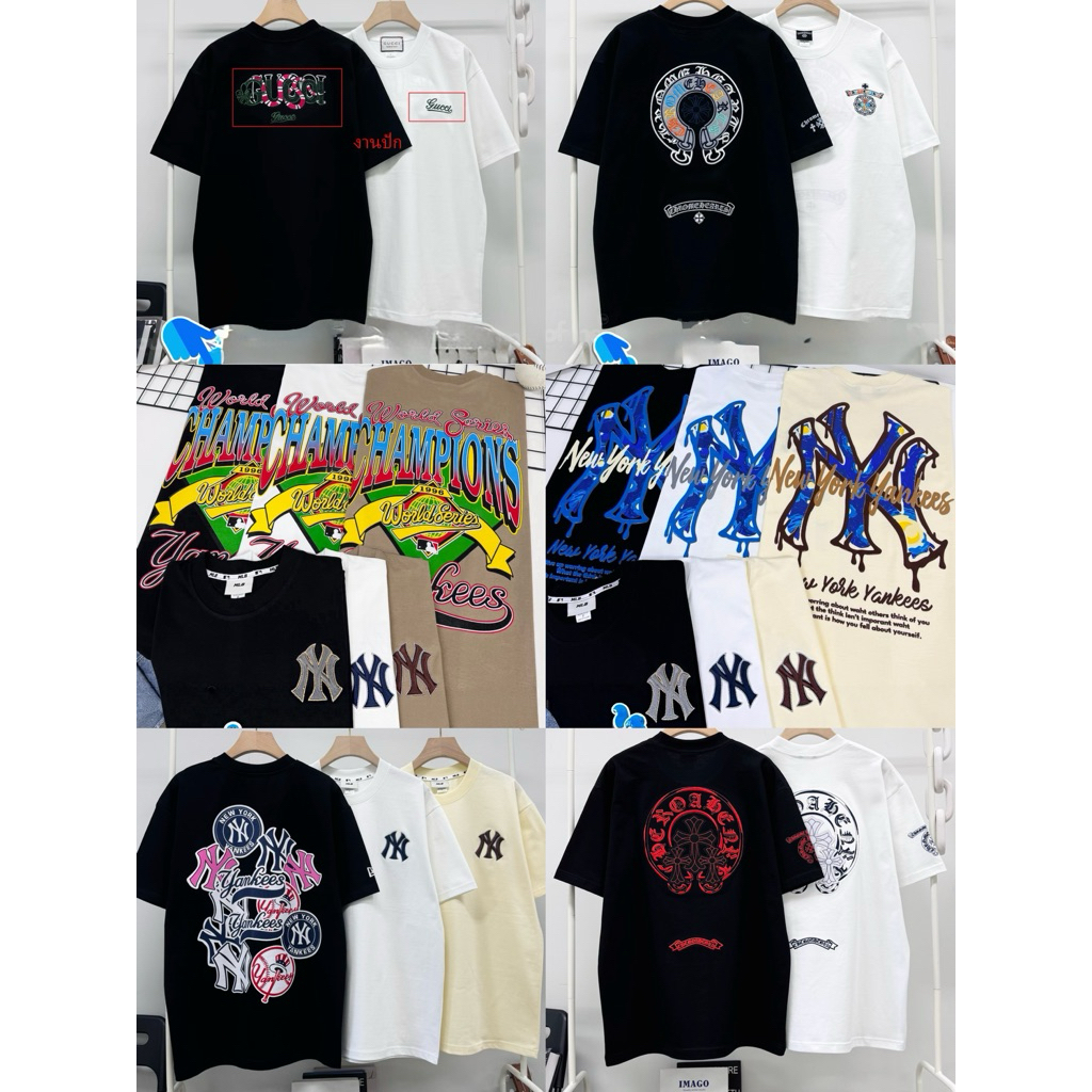 🔥เสื้อยืดแบรนด์ Size M  F  2XL งานปักราคาพิเศษ🔥