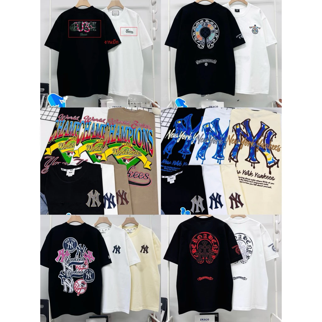 🔥เสื้อยืดแบรนด์ Size M F 2XL งานปักราคาพิเศษ🔥