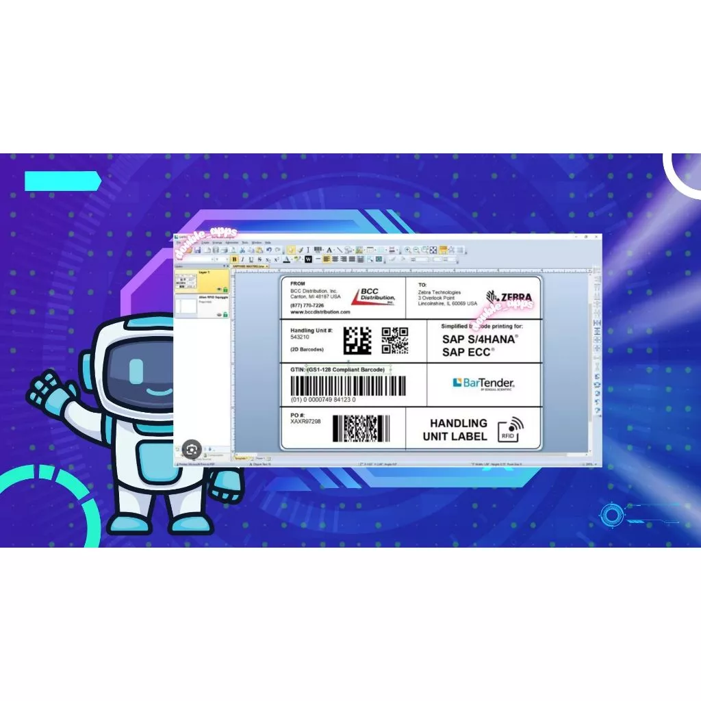 BarTender เวอร์ชั่น 11 ใช้สำหรับในการออกแบบฉลากต่างๆ สำหรับเครื่องคอมพิวเตอร์ Windows thumbnail 4