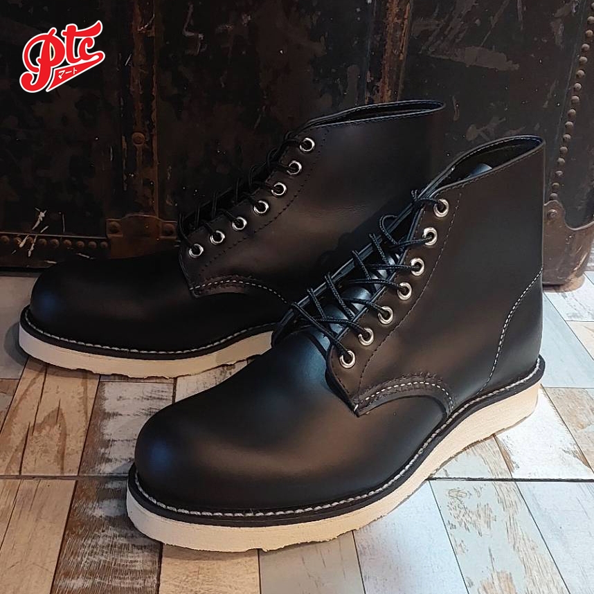 รองเท้าหนัง RED WING 8165 BLACK ROUND TOE
