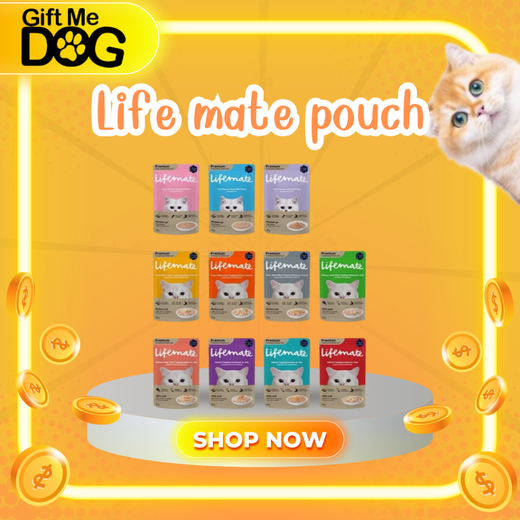 ยกโหล Lifemate อาหารเปียกแมว สูตร Premium 70g.
