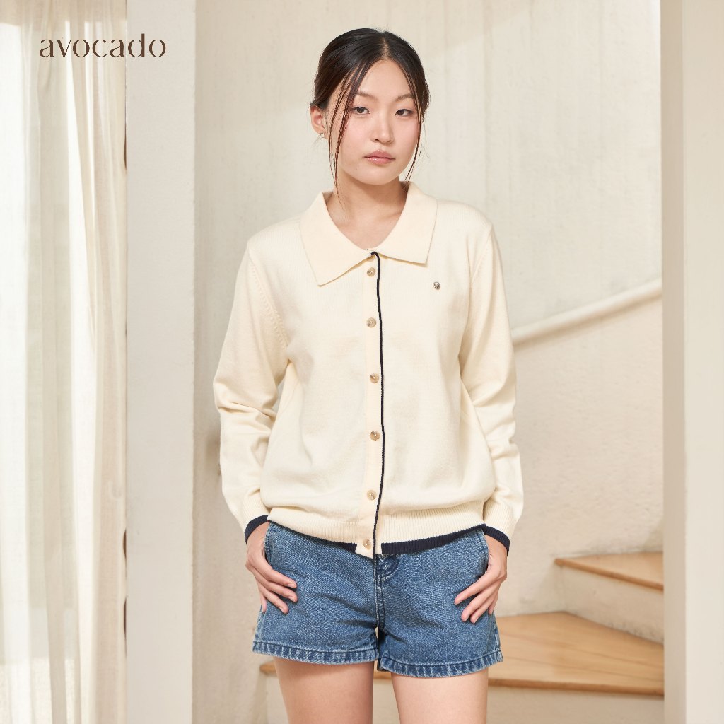 avocado - Mixen Knit Cardigan เสื้อโปโลคาร์ดิแกน เนื้อผ้านุ่ม I มีไซส์อก 38" และ 42"