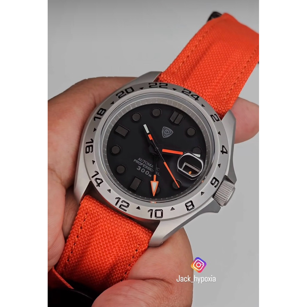 Matt Silver GMT 42 mm (Watch modify)