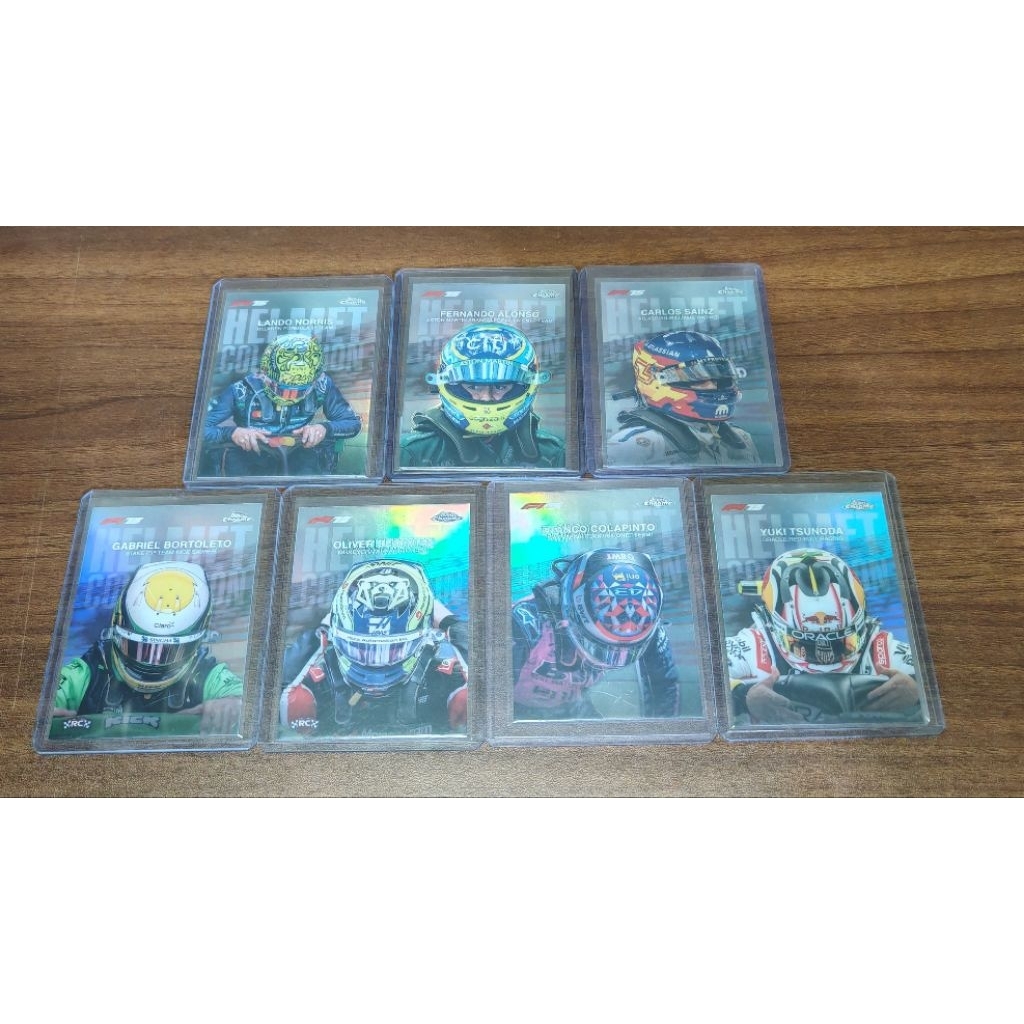 การ์ด f1 topps chrome 2025 insert helmet