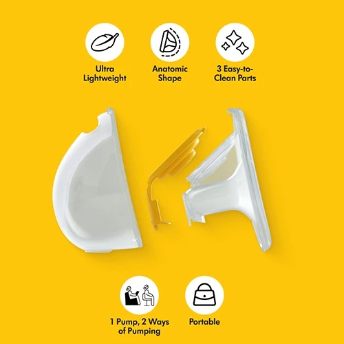 ของใหม่ พร้อมส่ง Medela Hands-fee cup set without pump 21mm & 24mm ราคา ถูกที่สุด ดีลบีเคเค แกลเลอรีภาพที่ 3