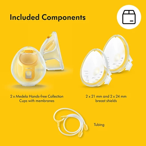 ของใหม่ พร้อมส่ง Medela Hands-fee cup set without pump 21mm & 24mm ราคา ถูกที่สุด ดีลบีเคเค แกลเลอรีภาพที่ 2