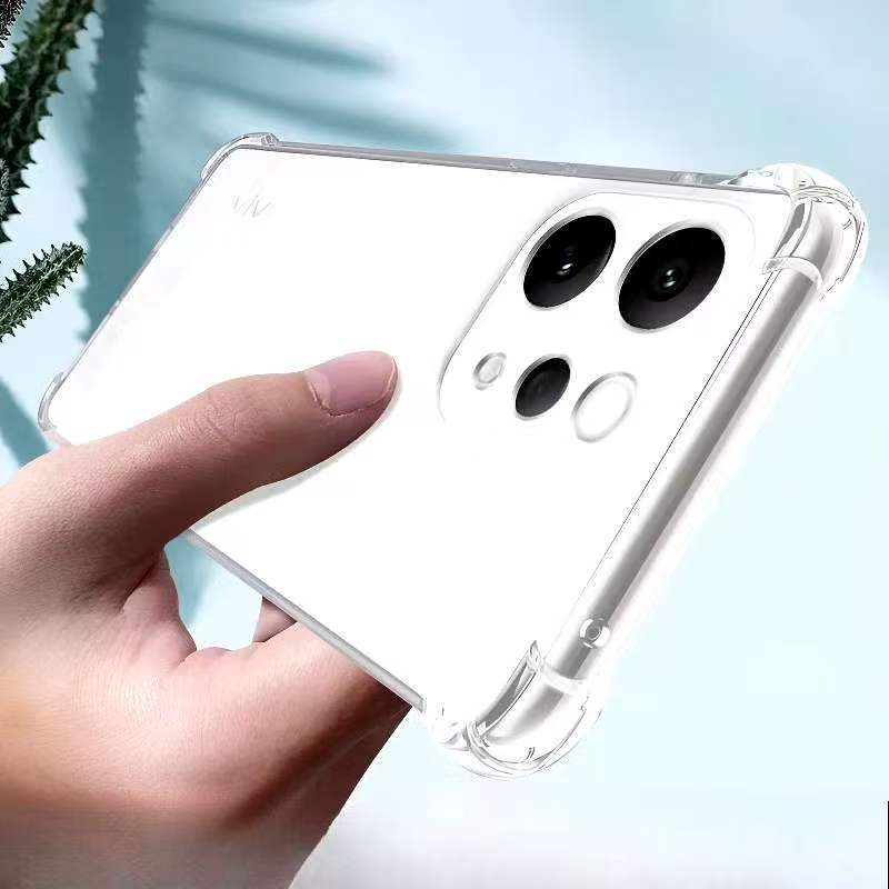 Vivo V70/Vivo V70 Elite/Vivo V70 FE(ส่งในไทย)เคสTPUใสกันกระแทกแบบคลุมกล้องVivo V70 5G/Vivo V70 Elite