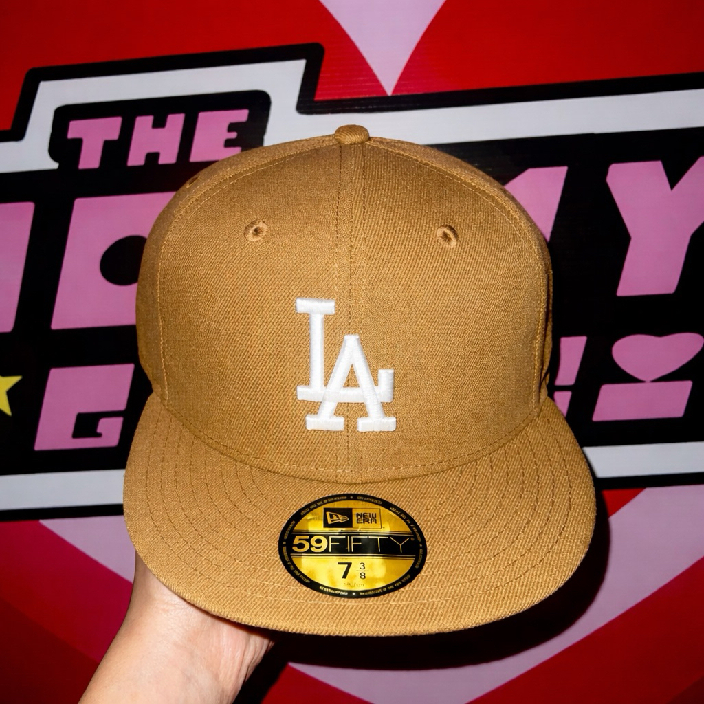 New Era Los Angeles Dodgers Tan Wheat 59FIFTY Fitted Hat