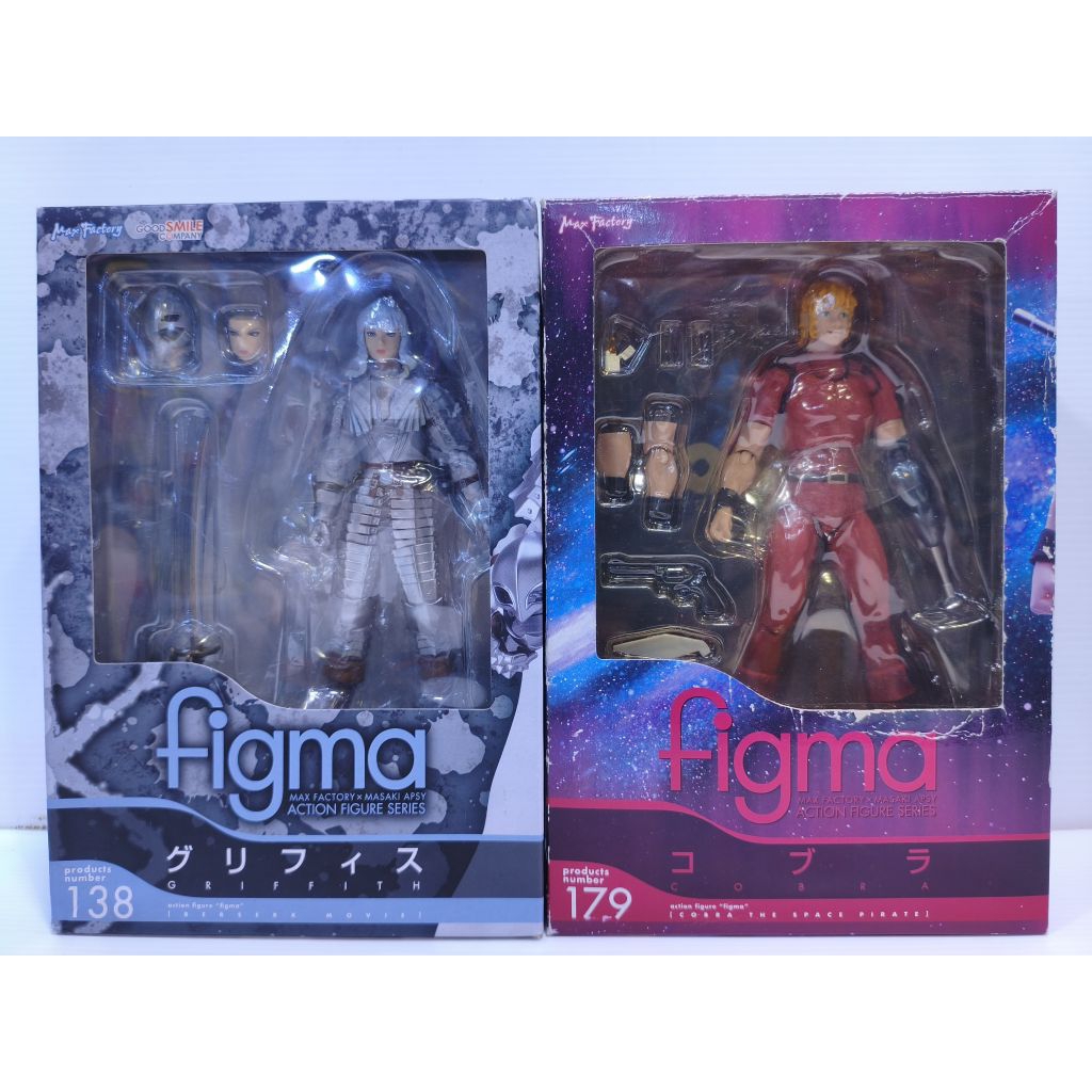 Max Factory Figma No. 138 Griffith Figma No. 179 Cobra มือ2 Action Figure