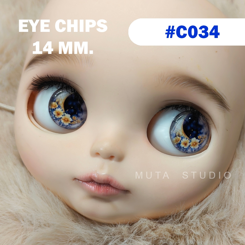 🇹🇭ร้านไทย🇹🇭 ♥️📦ส่งไวมาก(แถมดินติดตาทุกคู่)A21อายชิพตุ๊กตาบลายธ์Blythe chips 14mm.พร้อมส่งแบบใหม่ล่าสุด