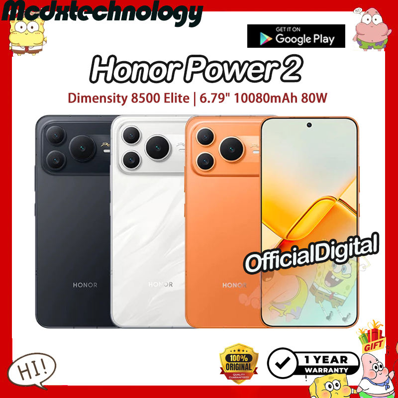 Honor Power2 Honor Power 2 6.79inches Dimensity 8500 Elite 10080mAh 80W | สนับสนุนไทยและ Google | รั