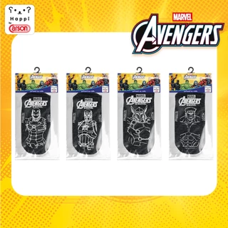ถุงเท้านักเรียนกันลื่น Happi by Carson ลิขสิทธิ์แท้ Avengers แพ็ค 1 คู่ (คละลาย)