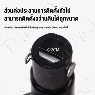 ดอกสว่านเจาะดิน 💥6/10/15/20/25 cm ดอกสว่านเหล็กแมงกานีส โลหะผสม ความแข็งสูง ดอกเครื่องเจาะดิน ดอกเครื่องเจาะหลุม