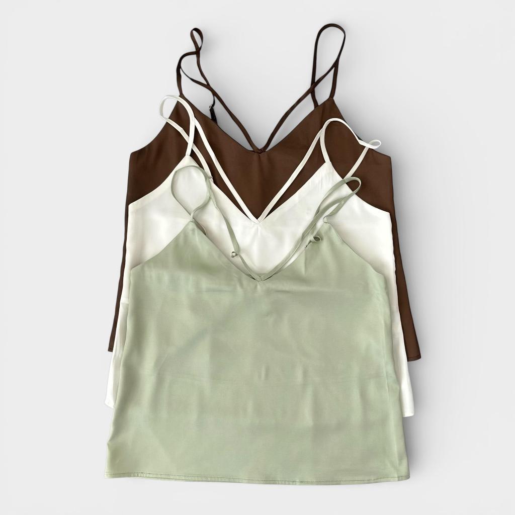 ATIPA - Serenique Satin Cami | เสื้อสายเดี่ยว ผ้าซาติน มีสายปรับระดับด้านหลัง
