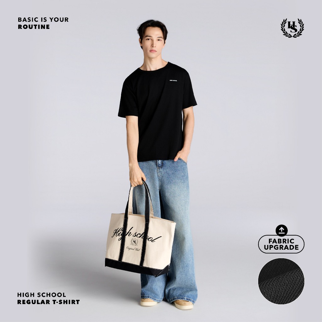 [เนื้อผ้าใหม่ราคาเดิม🔥] Highschool Basic Collection : Routine T-Shirt เสื้อยืดพอดีตัว - TSB1238