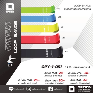 LOOP BANDS ยางยืดสำหรับออกกำลังกาย OPY-1-051