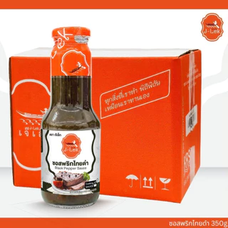 J-Lek (เจ๊เล็ก) ซอสพริกไทยดำ ขนาด 350 กรัม