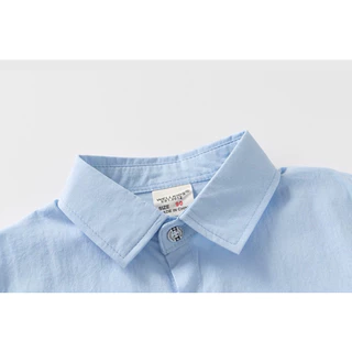 AB305 เสื้อเชิ้ตเด็กแขนสั้น เสื้อเชิ้ตออกงาน ใส่สบาย สินค้าพร้อมส่งในไทย 🇹🇭