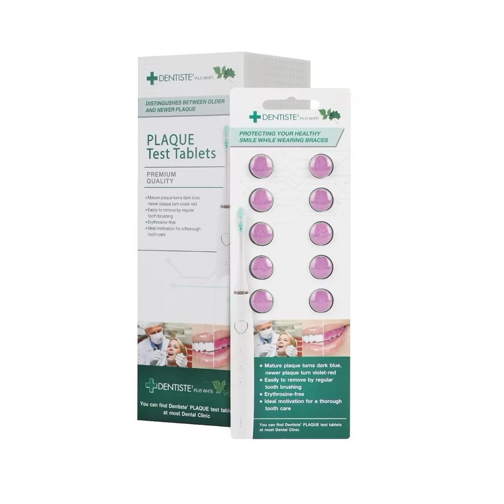 เม็ดม่วง Dentiste' Plaque Test 10 เม็ด สำหรับทดสอบคราบพลัคในช่องปาก
