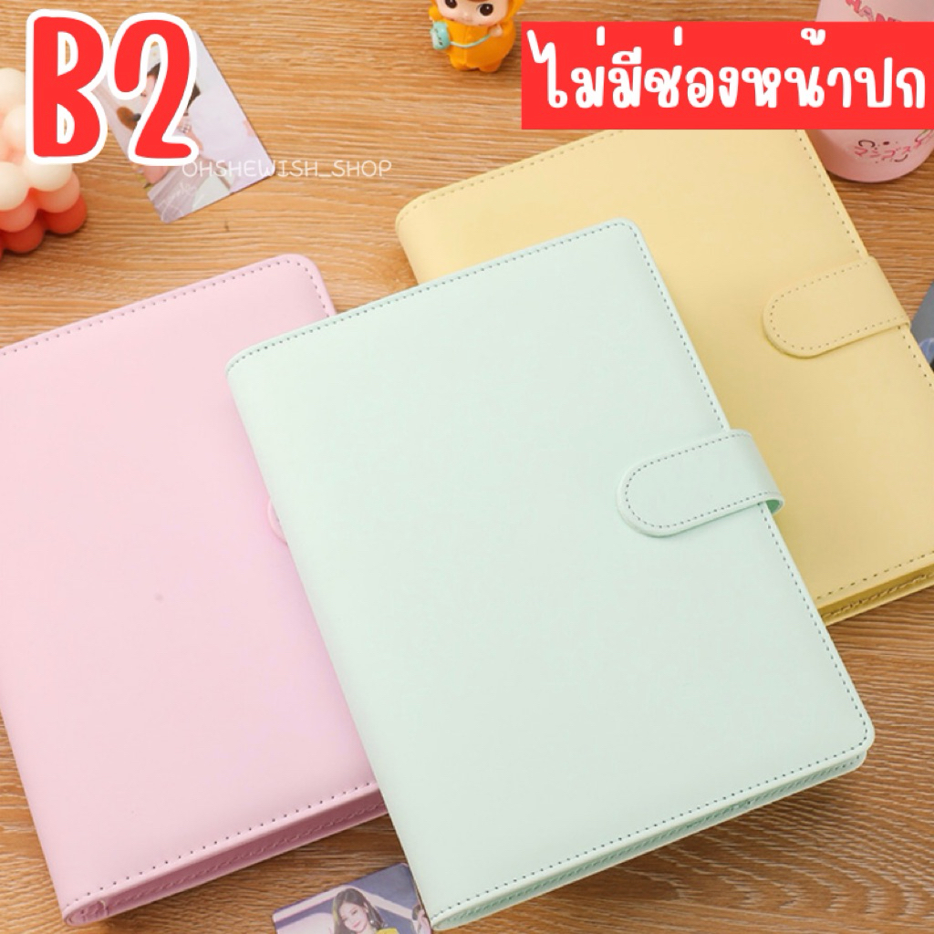 พร้อมส่ง🇹🇭แฟ้มหนังPUพาสเทล,Polka dotลายจุด (เฉพาะแฟ้ม) ขนาดA5 A6 แฟ้มเก็บการ์ด สมุดออมเงิน (AE) #B1 #B2 #I4 รูปที่ 4