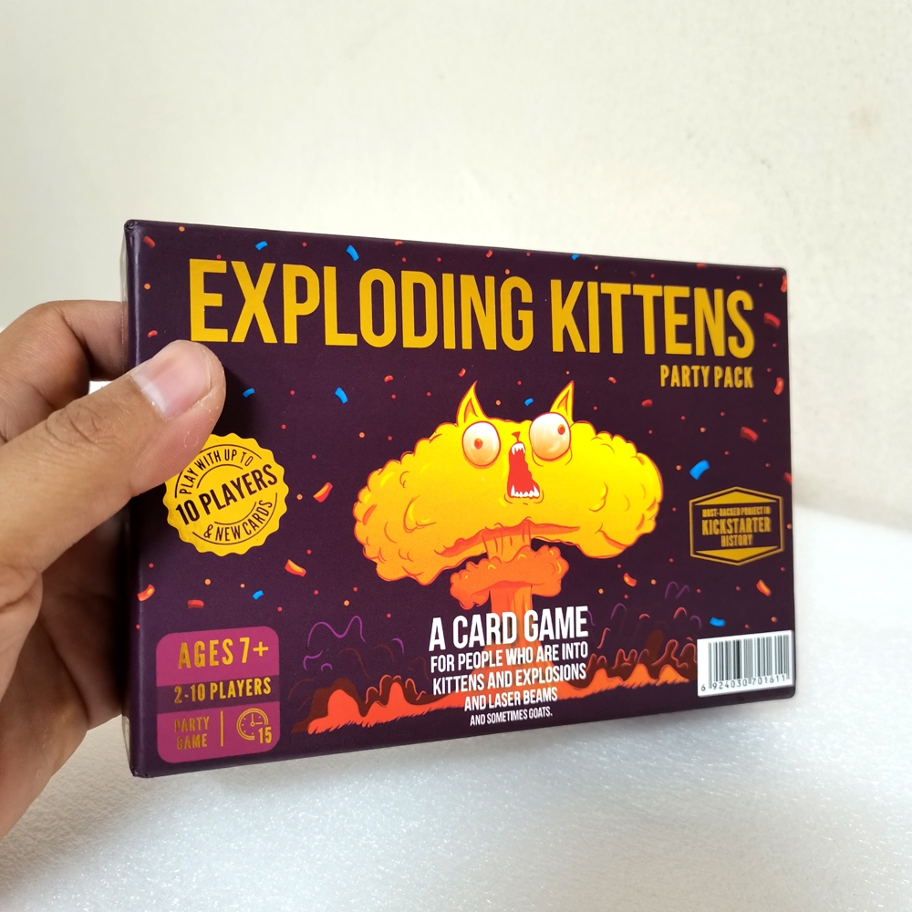 [ส่งจากไทยแพ็กใส่ลัง] Exploding Kittens Partypack 2-10 ผู้เล่น เกมส์เหมียวระเบิดไทย 2-10 คน