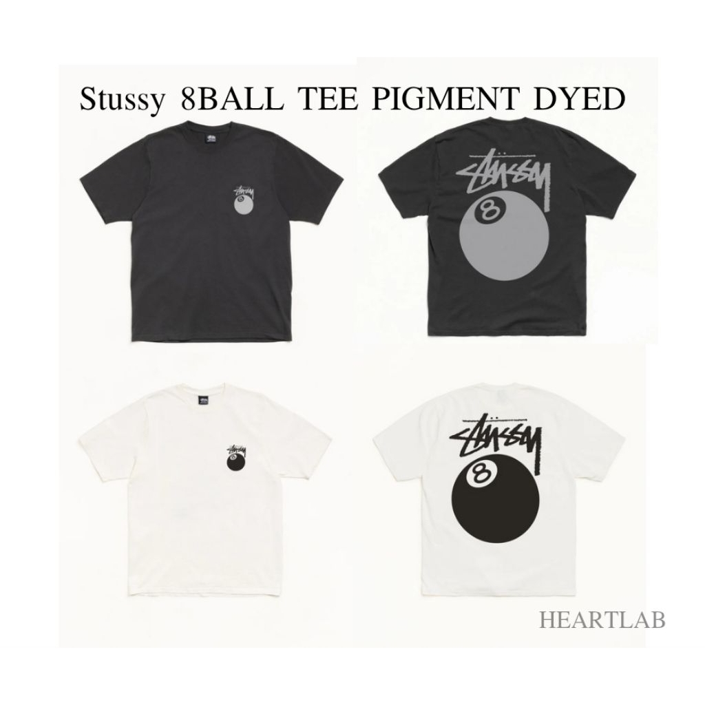 Stussy 8BALL TEE PIGMENT DYED (ลิขสิทธิ์แท้100%)