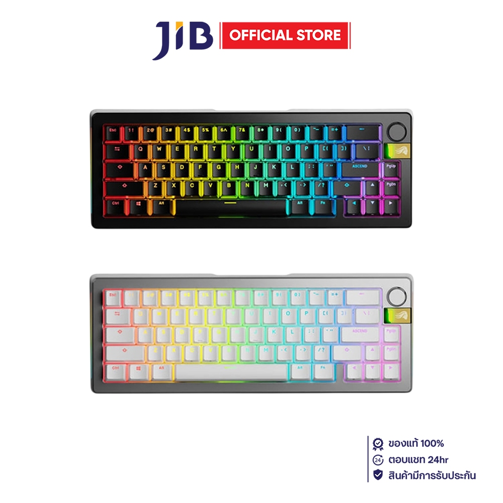 WIRELESS KEYBOARD (คีย์บอร์ดไร้สาย) GLORIOUS GMMK 3 PRO HE PREBUILT WIRELESS 65% - GLORIOUS FOX LINE