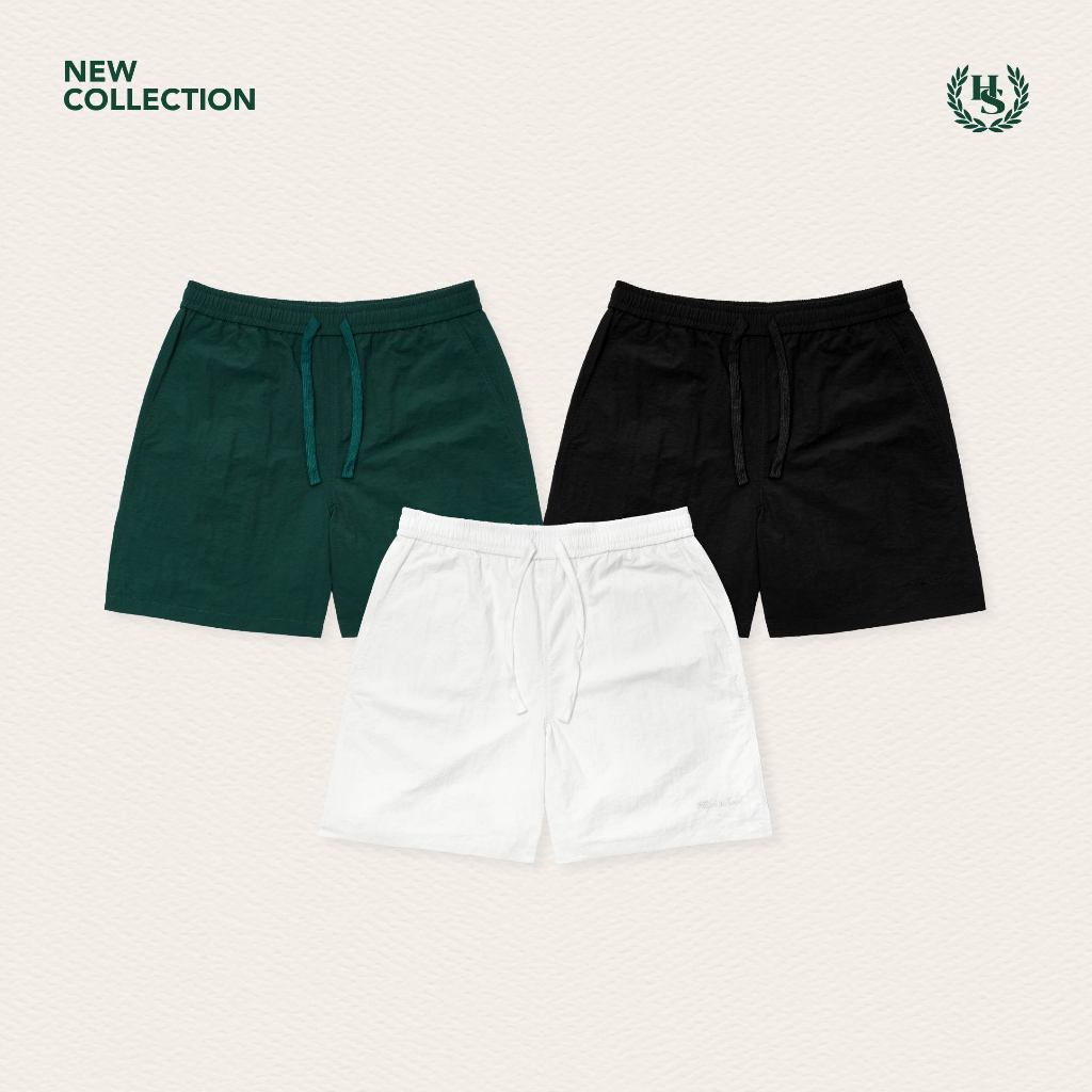 Highschool Summer Collection : Clubhouse Nylon Short Men กางเกงขาสั้นผู้ชาย ผ้าไนล่อน - BTB35043