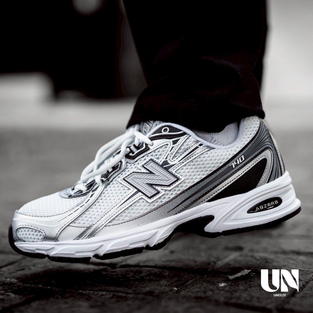 [ของแท้ ส่งไว จากไทย] NEW BALANCE U740PH2 - WHITE/SILVER/BLACK