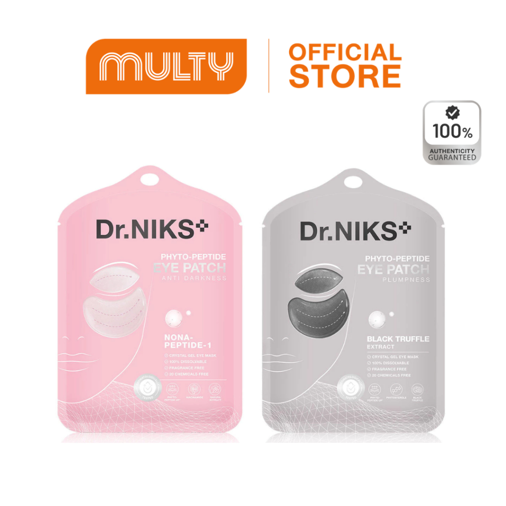 Dr.Niks Phyto-Peptide Eye Patch Anti Darkness [12g x 1 Pairs] ดร.นิกส์