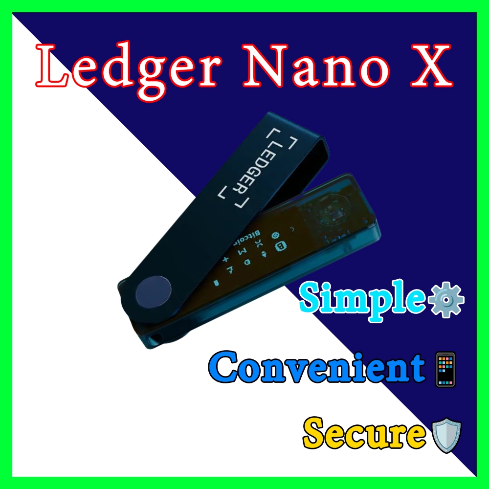 Ledger Nano X Bluetooth Hardware Wallet Secure Crypto Cold Wallet Offline Private Key Storage Multi 