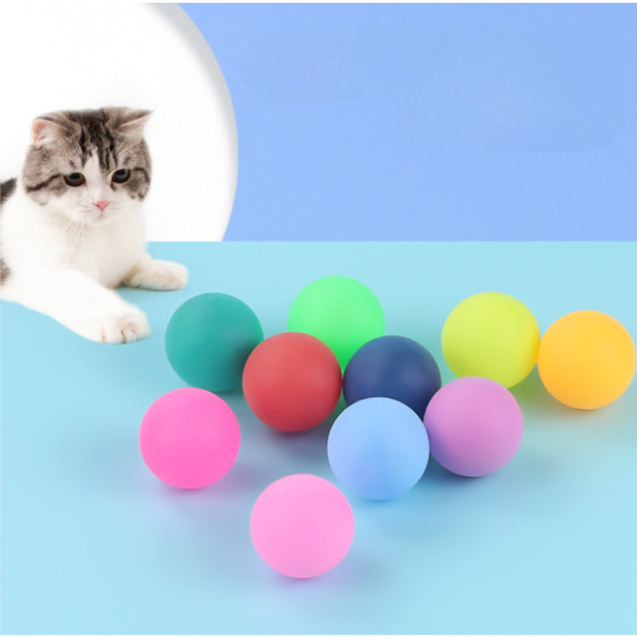 AL-524 ลูกบอลเด้งดึ๋ง ของเล่นแมว  คละสี  ของเล่นคลายเครียด เหมาะทุกวัย พร้อมส่ง 🐱