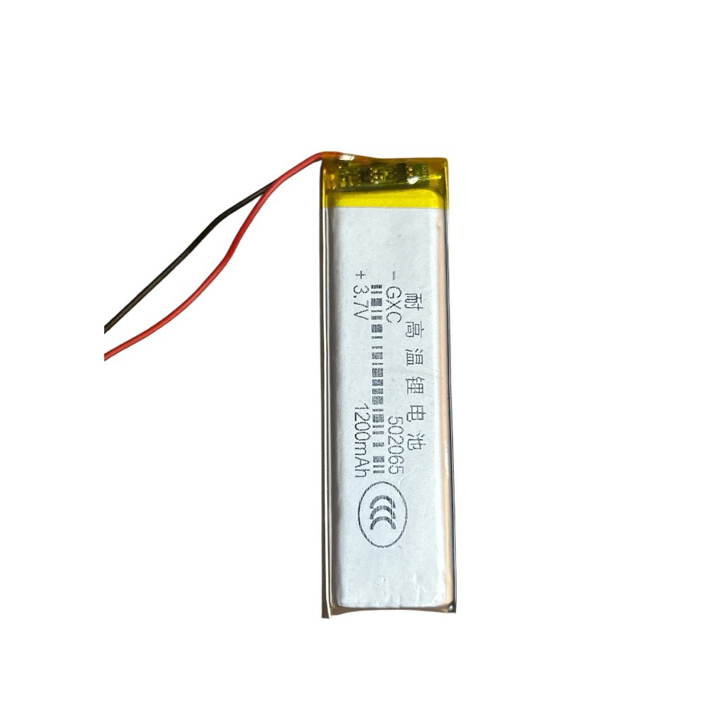 แบตเตอรี่ 3.7V 502065 1200mAh Rechargeable Li Ion Battery Polymer for Game Remote Control