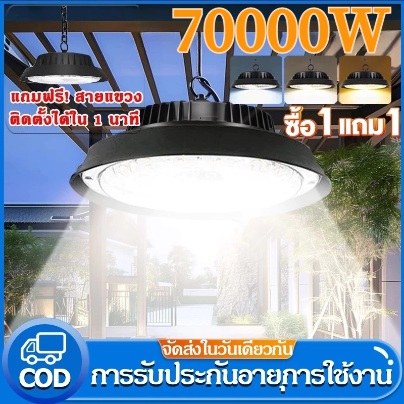 🔥ซื้อ 1 แถม 1🔥โคมไฟติดเพดานโซล่าเซลล์ สไตล์วินเทจ - แสง 3 สี (ขาว/เหลือง/อุ่น) เปิด-ปิดอัตโนมัติ มีรีโมทคอนโทรล 💡