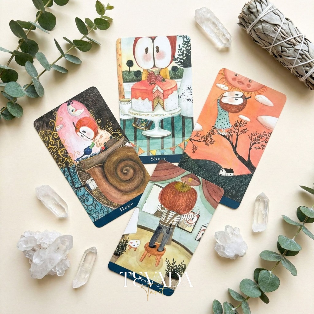 ไพ่ออราเคิล ไพ่ยิปซี ไพ่ทาโรต์ Journey Oracle Deck ผลงานครูชัย ขอบทอง ฮีลใจ ไพ่น่ารัก ภาพสีน้ำ ของแท้ พร้อมส่ง ราคา ถูกที่สุด ดีลบีเคเค แกลเลอรีภาพที่ 5