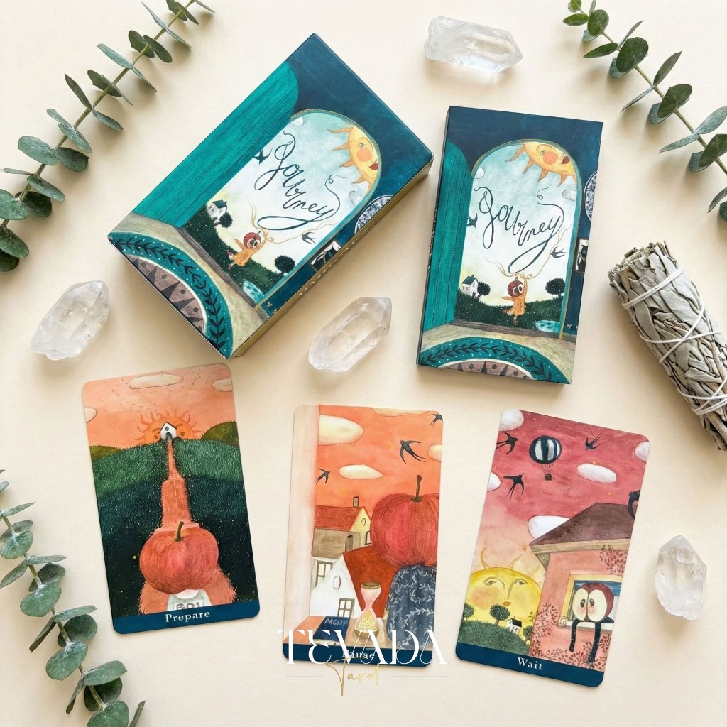 ไพ่ออราเคิล ไพ่ยิปซี ไพ่ทาโรต์ Journey Oracle Deck ผลงานครูชัย ขอบทอง ฮีลใจ ไพ่น่ารัก ภาพสีน้ำ ของแท้ พร้อมส่ง ราคา ถูกที่สุด ดีลบีเคเค แกลเลอรีภาพที่ 6