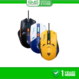 [ประกัน 1 ปี] NUBWO NM107M Macro Gaming Mouse เสียงคลิกเงียบ มีซอฟแวร์ สำหรับเล่นเกมและทำงาน