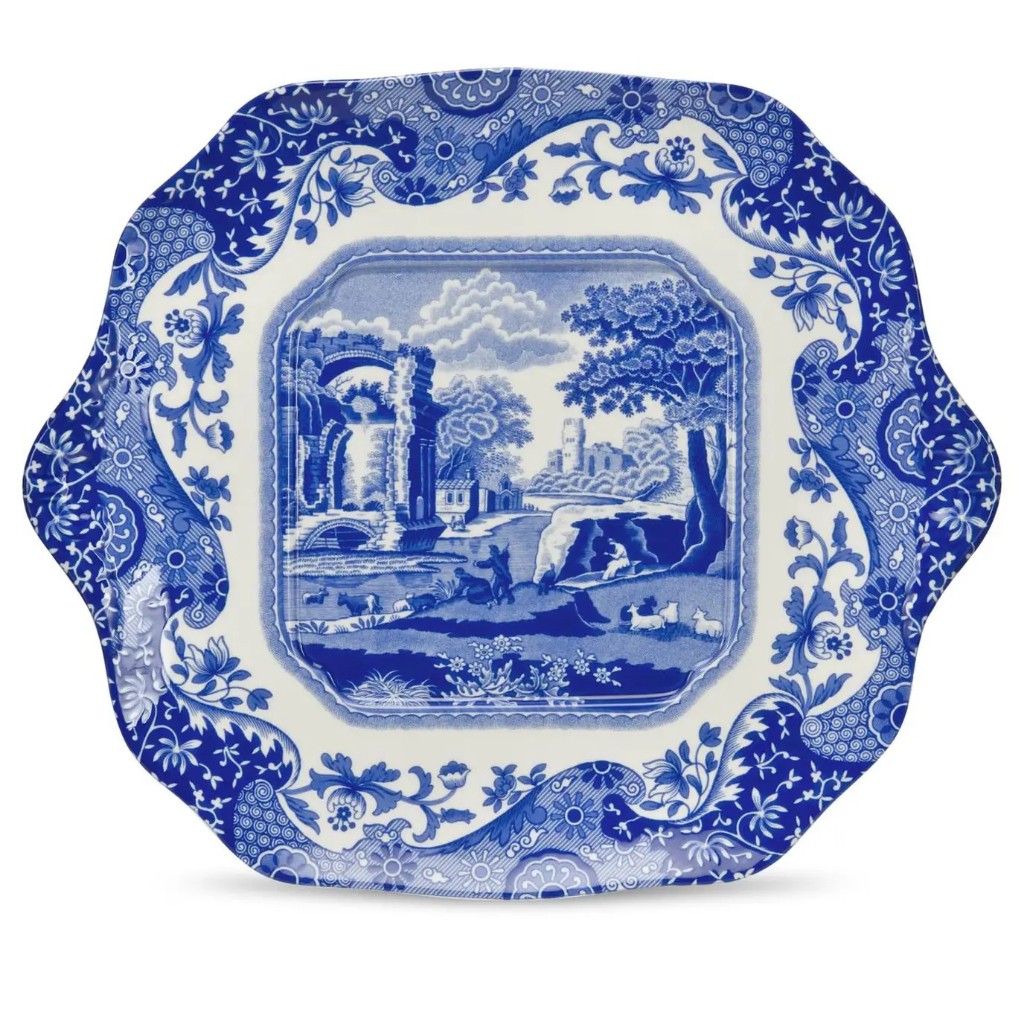 จานเสิร์ฟ Spode Blue Italian Bread & Butter Plate 28cm