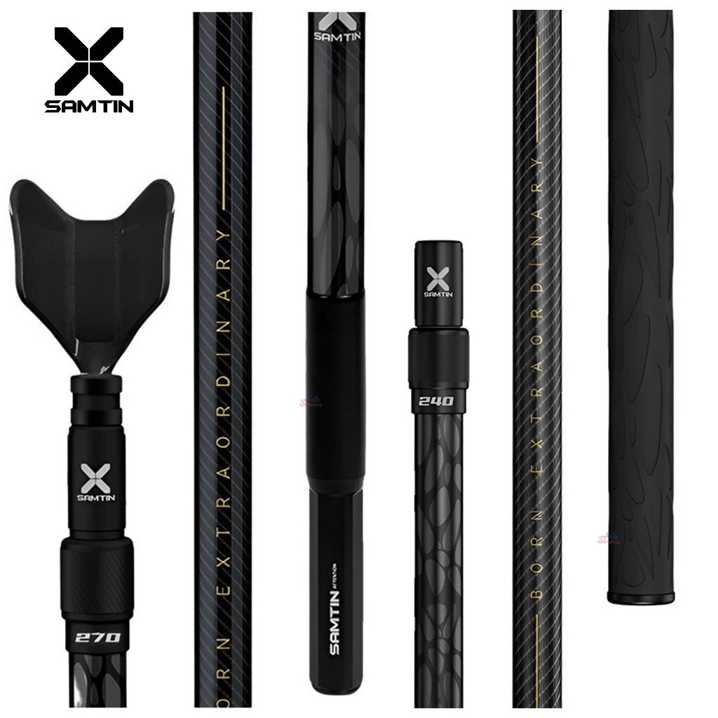 เลาวางคัน-ด้ามสวิง X SAMTIN ATTENTION วัสดุคาร์บอน Toray 46T น้ำหนักเบา (ที่วางด้ามคันซื้อแยก)