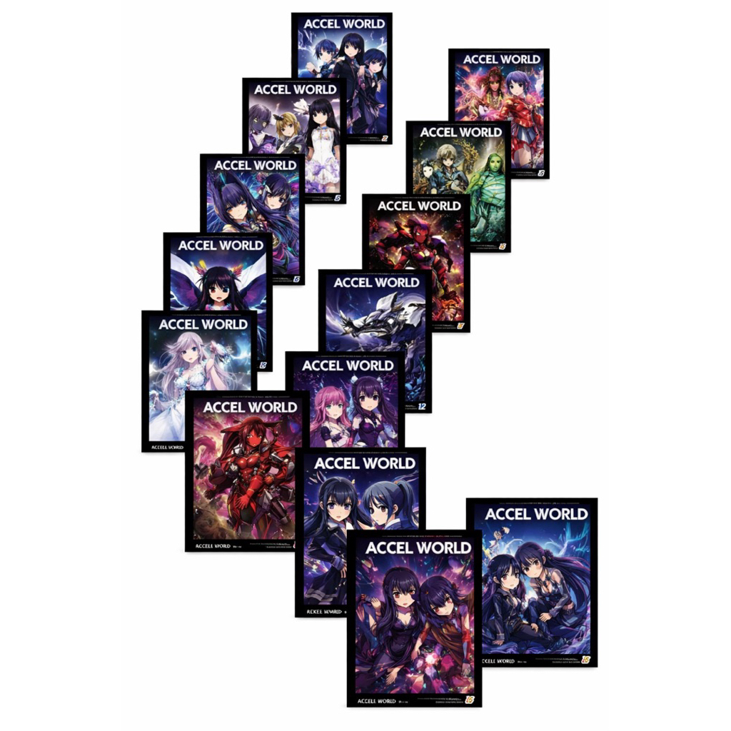 🔥 Accel World ไลท์โนเวล 🔥  สภาพสวย จัดเรียงครบ อ่านยาวสะใจ