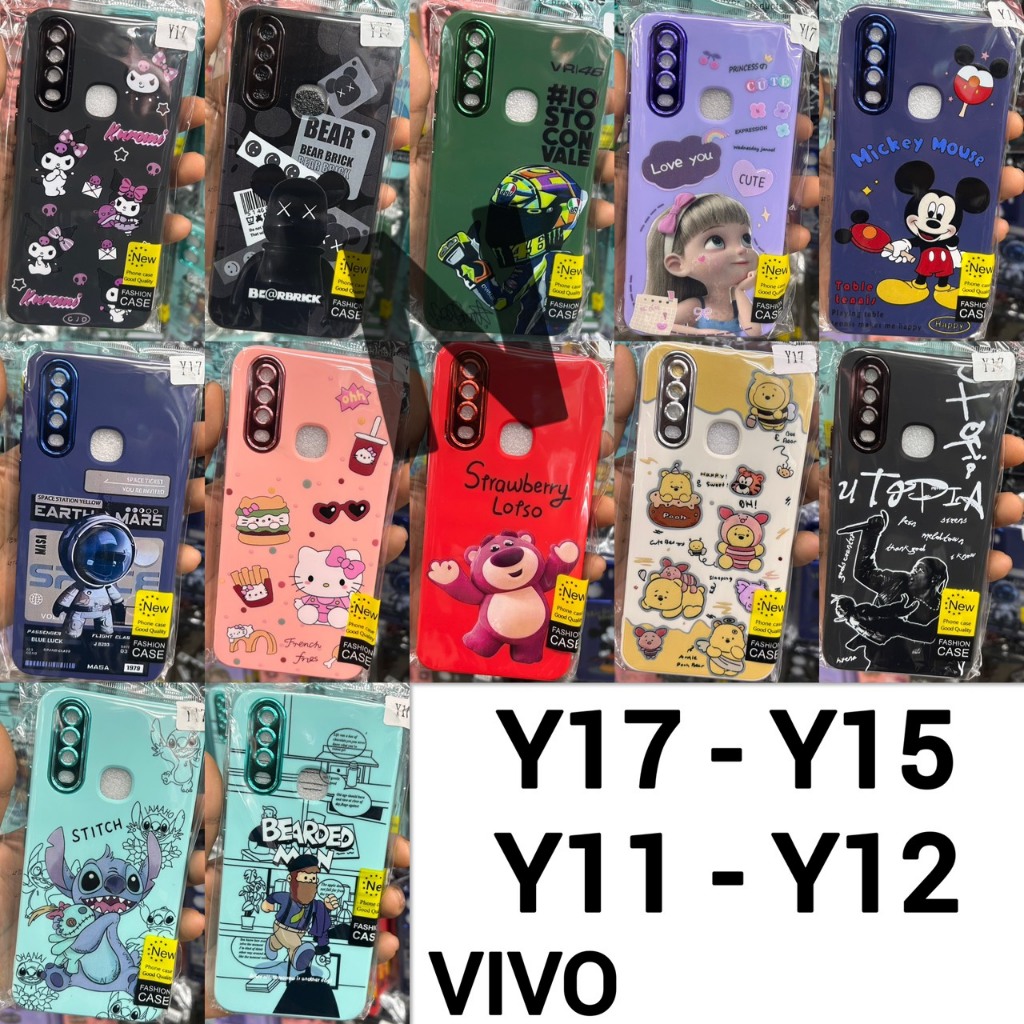 CASE เคสVIVO  - Y17 - Y11 - Y12 - Y15 - กำมะหยี่ ลายการ์ตูน📮✅ ราคาถูก Shopee Lazada