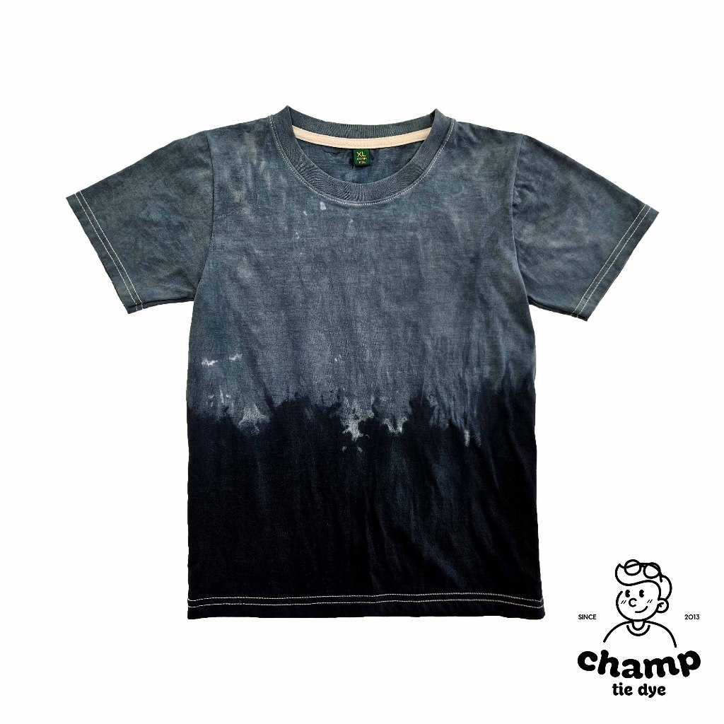 เสื้อมัดย้อม คอกลม โอเวอร์ไซซ์  Tie Dye Spiral Oversized T-shirt unisex cotton