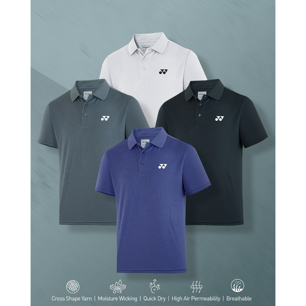 เสื้อโปโล Yonex เสื้อแบดมินตัน รุ่น 3243  (ของแท้ 100%) ใส่สบาย ไม่คัน เนื้อผ้าดี ระบายอากาศ