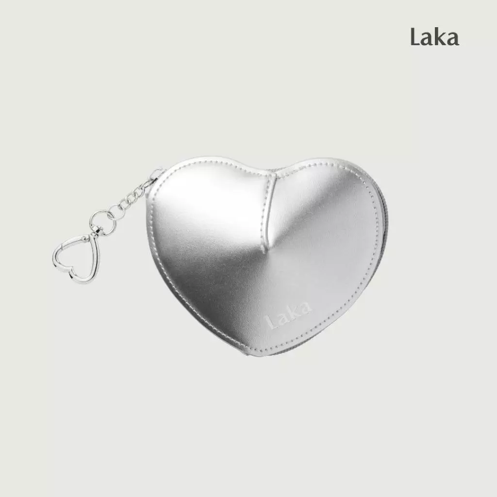 [NOT FOR SALE] Laka : Heart Pouch Keyring