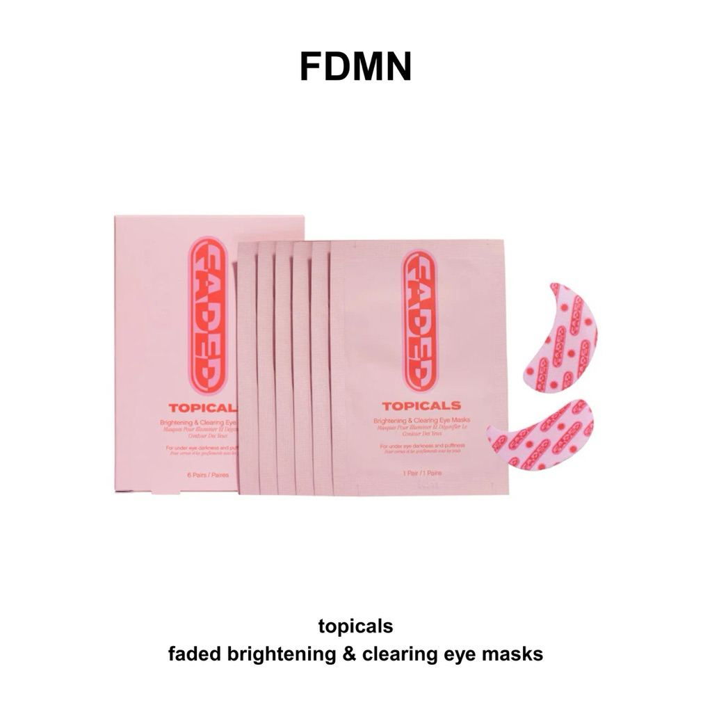 fdmn | (pre-order) topicals faded brightening & clearing eye masks